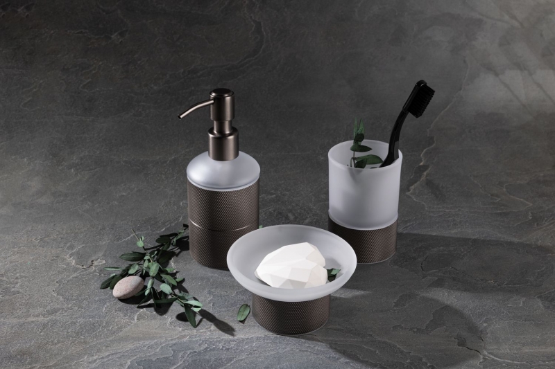 Дозатор для жидкого мыла Allen Brau  Priority  графит браш