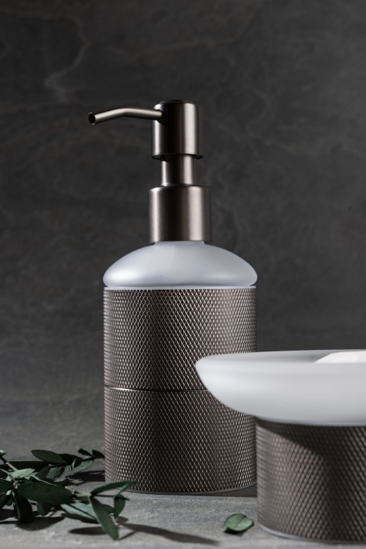 Дозатор для жидкого мыла Allen Brau  Priority  графит браш