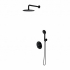 Термостатическая душевая система Omnires Y скрытого монтажа черный