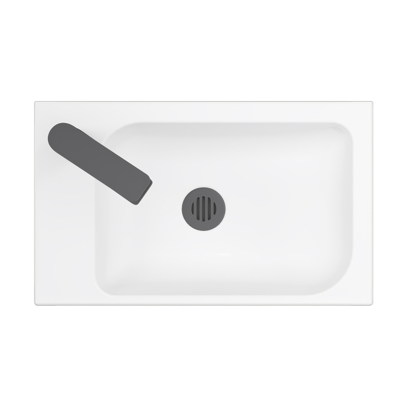 Умывальник ТЕМПО-2 ЧЕРНЫЙ 50*30 в комплекте