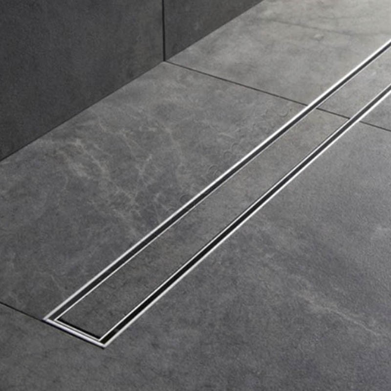 Комплект TECE TECElinus для монтажа дренажного канала 2 в 1 с основой для плитки tile и steel  с мембраной  80 см