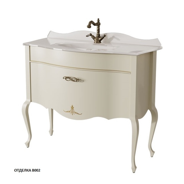 Тумба с умывальником Caprigo Burget 100