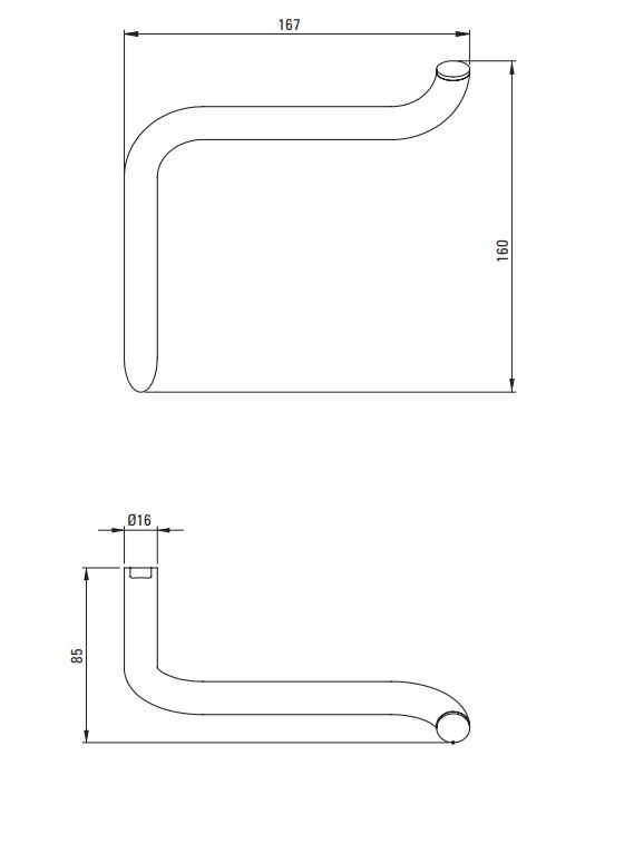 Deante Silia Держатель туалетной бумаги черный