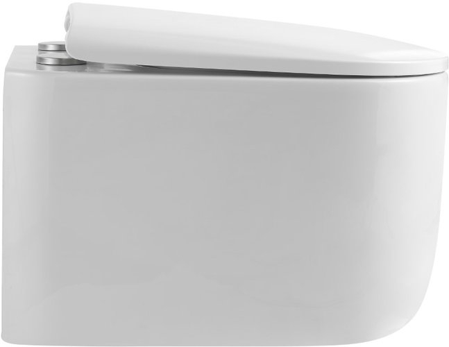 Подвесной унитаз Boheme Flow  с сиденьем в комплекте, смыв Торнадо 52*36