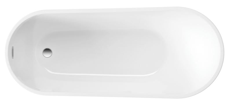 Акриловая ванна, DEANTE ARNIKA отдельностоящая, асимметричная - 160 см