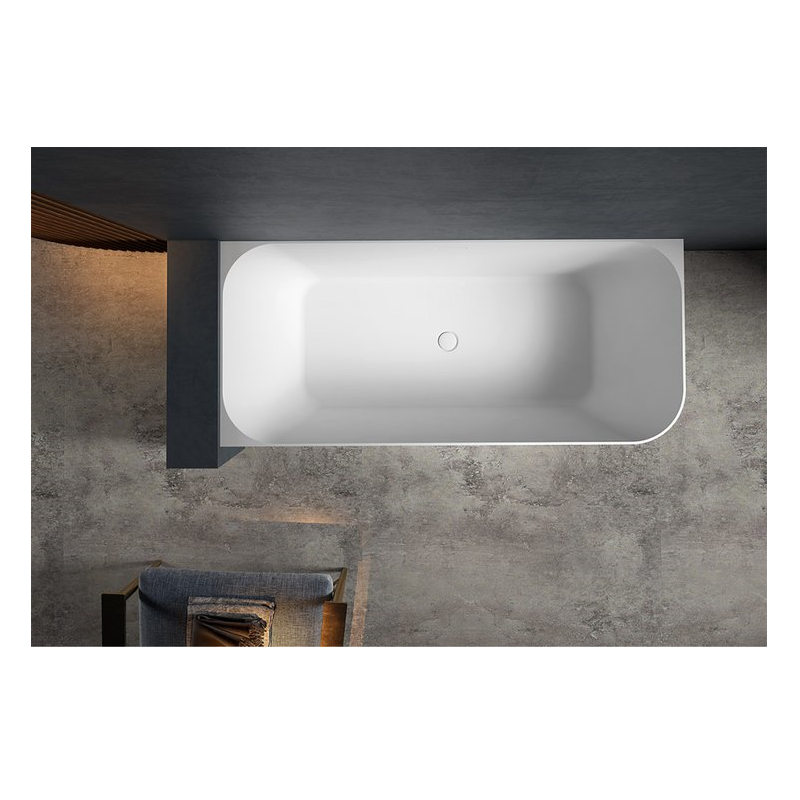 Акриловая ванна Abber 160x75 левая, белая