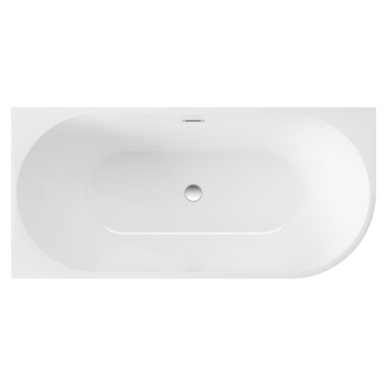 Deante Silia Ванна акриловая угловая пристенная/отдельностоящая левая 1600*750 мм, белый