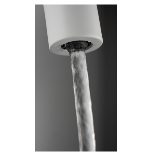 Смеситель для ванны Deante Silia, отдельностоящий, с душевым набором, белый