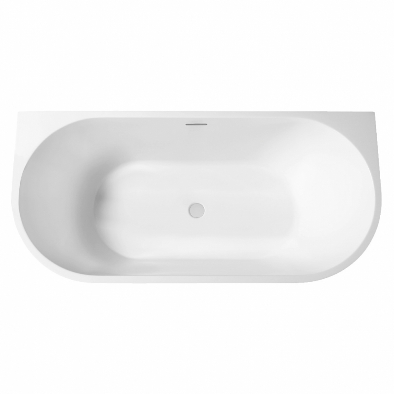 Акриловая ванна ABBER  белая матовая