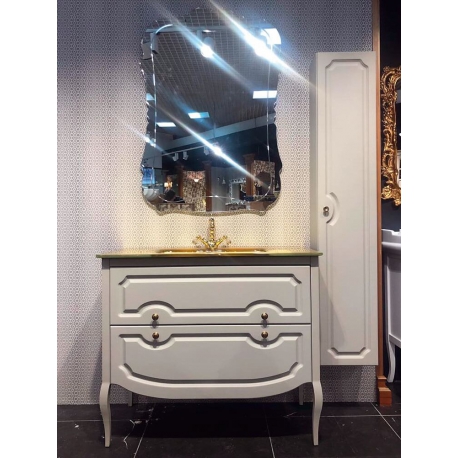 Тумба с умывальником FIRENZE 100 (2 ящика) керамик