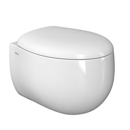 Унитаз  подвесной Vitra Memoria безободковый унитаз, белый глянец с крышкой в комплекте