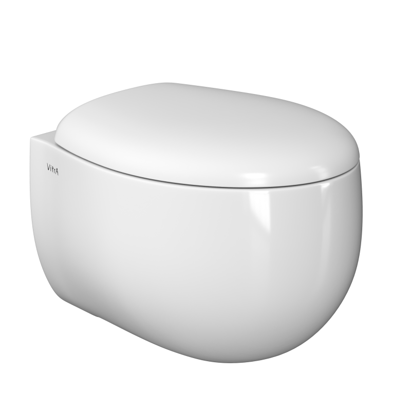 Унитаз  подвесной Vitra Memoria безободковый унитаз, белый глянец с крышкой в комплекте
