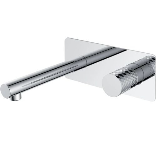 Смеситель настенный для умывальника Boheme Stick Diamond хром