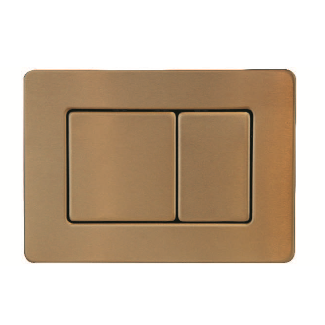 Кнопка смыва Boheme Bronze металлическая