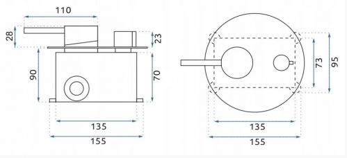 Душевая система Rea Lungo медь матовая