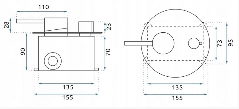Душевая система Rea Lungo медь матовая