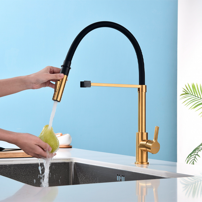 Смеситель PAULMARK HALT  (золото/брашированное золото)