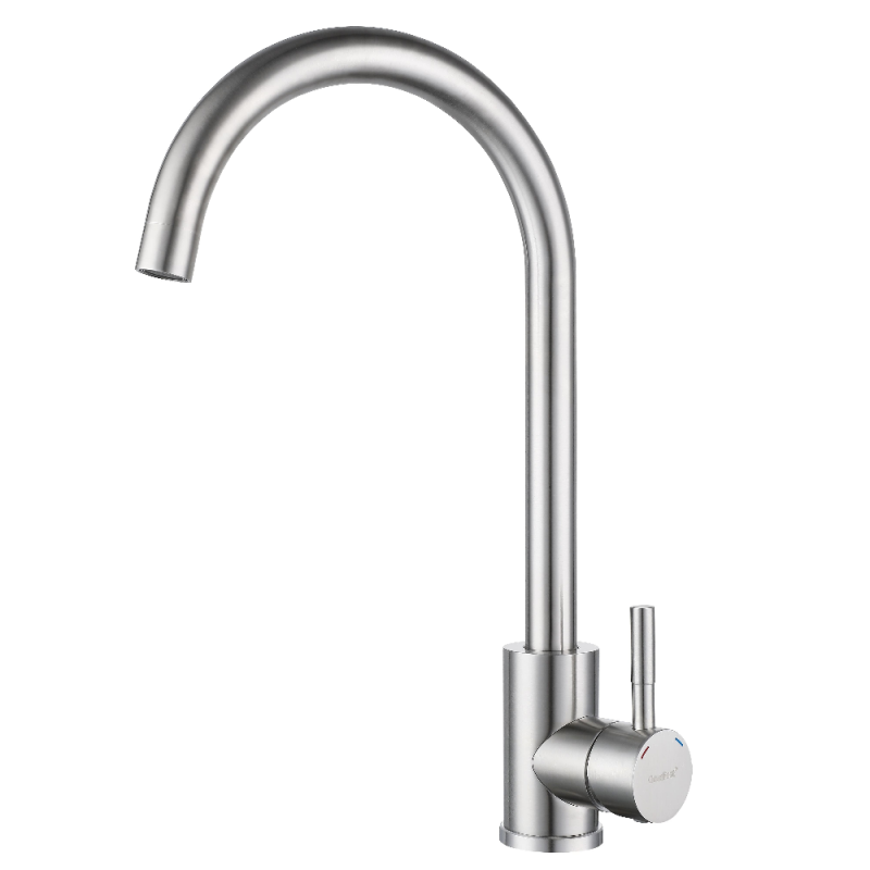 Смеситель для кухни GRANFEST QUARZ Z-5410 нержавейка