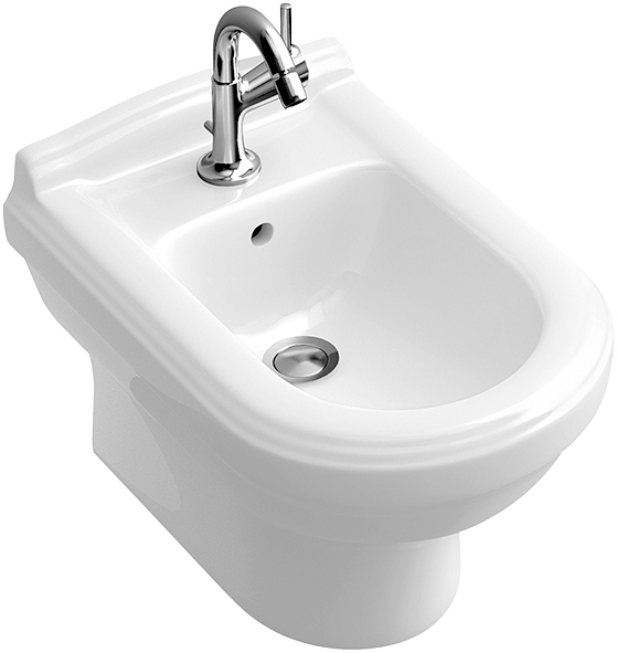 Биде подвесное Villeroy&Boch Hommage, 60x40 см, цвет альпийский белый