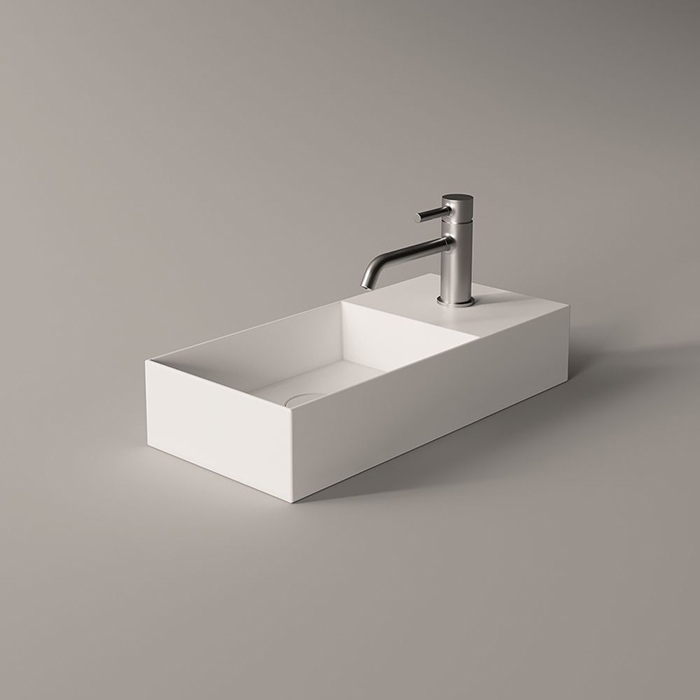 Alice Spy Раковина 55x25х11см., накладная/подвесная, 1 отв., белый глянцевый