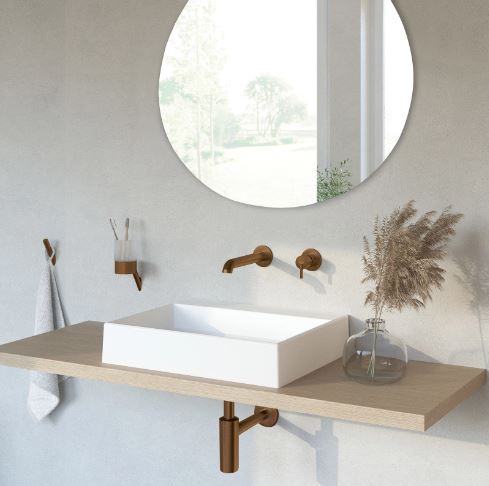 DEANTE SILIA Смеситель для раковины, скрытого монтажа, брашированная бронза