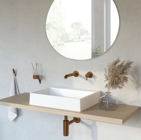 DEANTE SILIA Смеситель для раковины, скрытого монтажа, брашированная бронза