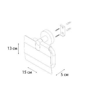 Держатель туалетной бумаги Fixsen Comfort  Gold с крышкой, цвет золото