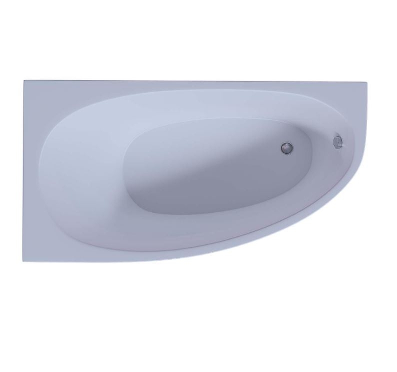 Акриловая асимметричная ванна Aquatek Eco-Friendly Дива 170х90