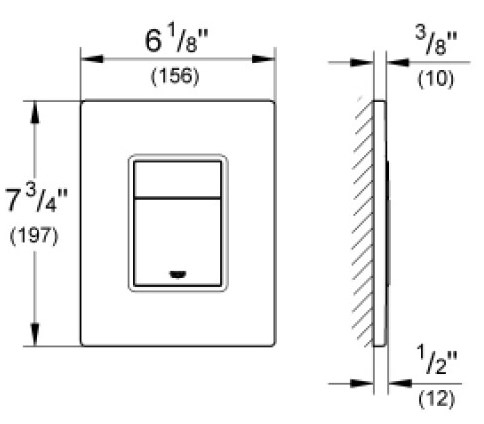 Кнопка смыва Grohe Skate Cosmopolitan  сатин