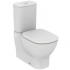 Напольный унитаз Ideal Standard Tesi AquaBlade, безободковый, 66.5х36.5 см, крышка soft close