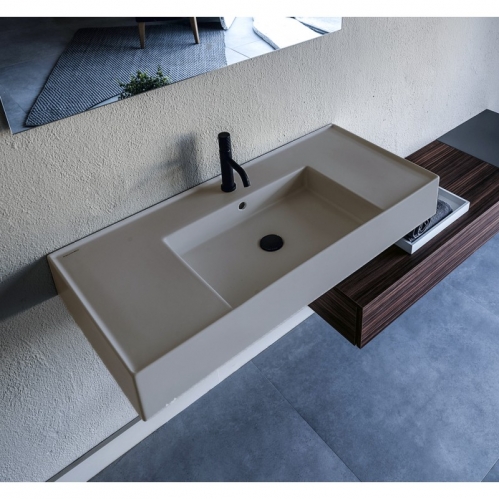 Умывальник Scarabeo TEOREMA 2.0 100 см в цвете tobacco