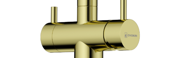 Смеситель для кухни Omoikiri Kanto-LG светлое золото
