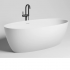 Ванна Salini Alda Nuova 170 170 х 80 х 58 см, из искусственного камня S-Stone, белый матовый
