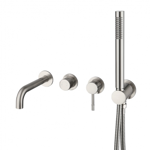 Смеситель для ванны BOHEME UNO скрытый монтаж нержавеющая сталь