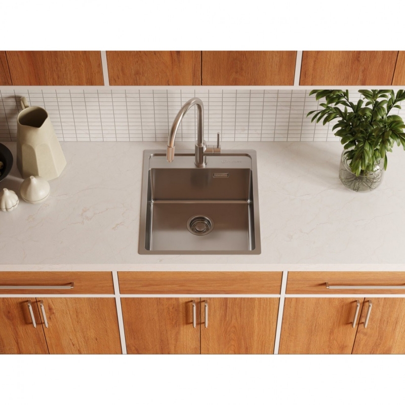 Кухонная мойка из нержавейки Omoikiri Daisen 44-IN нержавеющая сталь