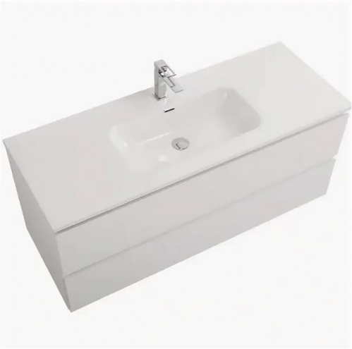Раковина BelBagno керамическая  121x46 см мебельная  белая