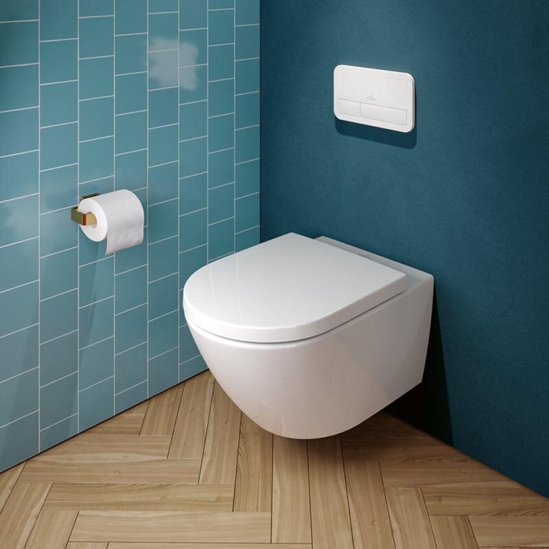 Подвесной унитаз Villeroy&Boch Subway 3.0 с покрытием CeramicPlusс сиденьем QuickRelease и Soft-Closing