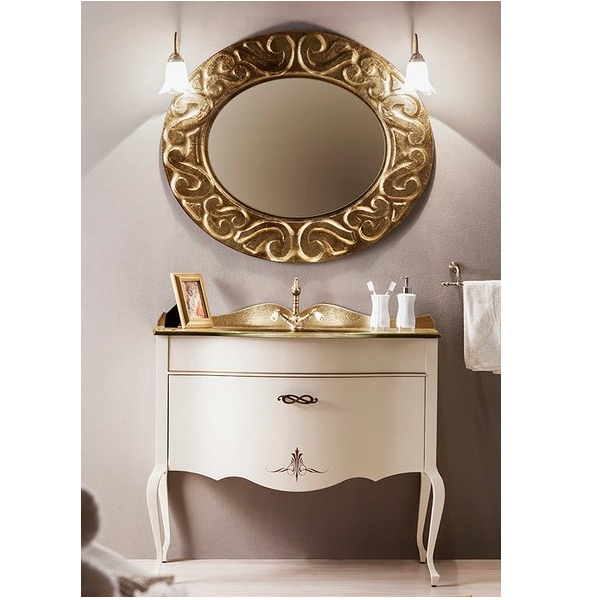 Тумба с умывальником Caprigo Burget 100