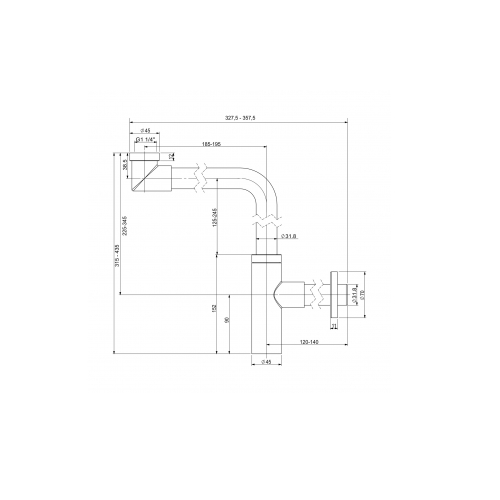 Сифон для раковины Wellsee Drainage System 