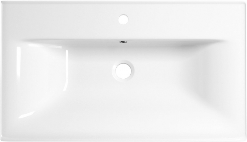 Умывальник настенный / на тумбу Wellsee FreeDom 65, 70 белый глянцевый