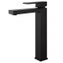 Смеситель ABBER Daheim  для раковины высокий, черный матовый