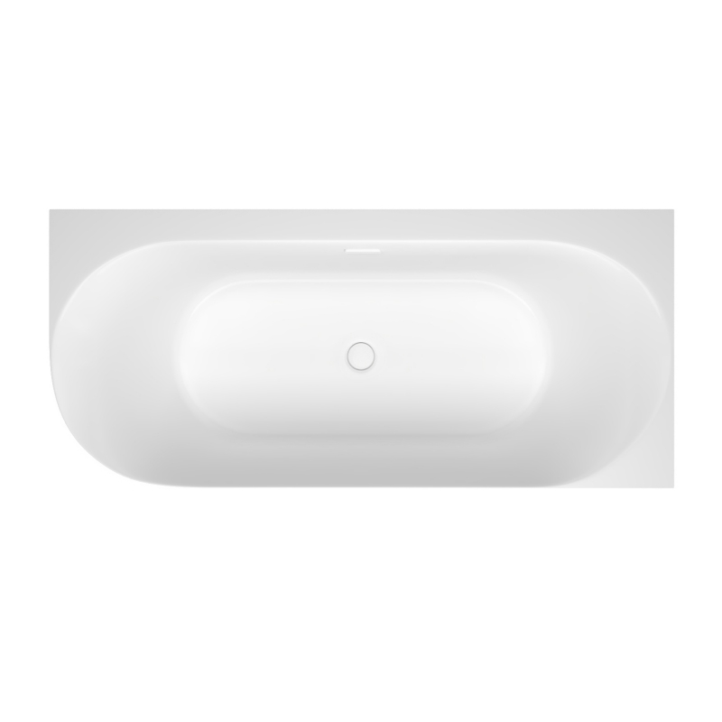 Акриловая ванна 170*80 в наборе 4 в 1 Wellsee Collaro слив-перелив глянцевый белый