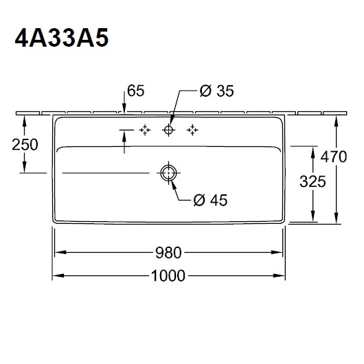 Раковина Villeroy&Boch COLLARO PLUS