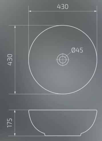 Умывальник Gid N9003a
