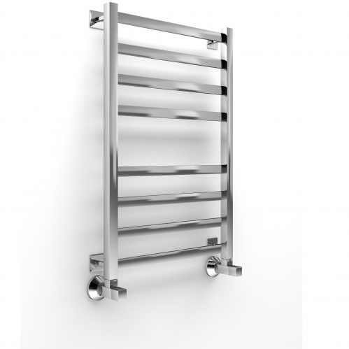 Полотенцесушитель водяной Маргроид Вид 81/10 профильный 80x50 (перекладины 30x10, 4+4) с комплектом подключения, цвет графит