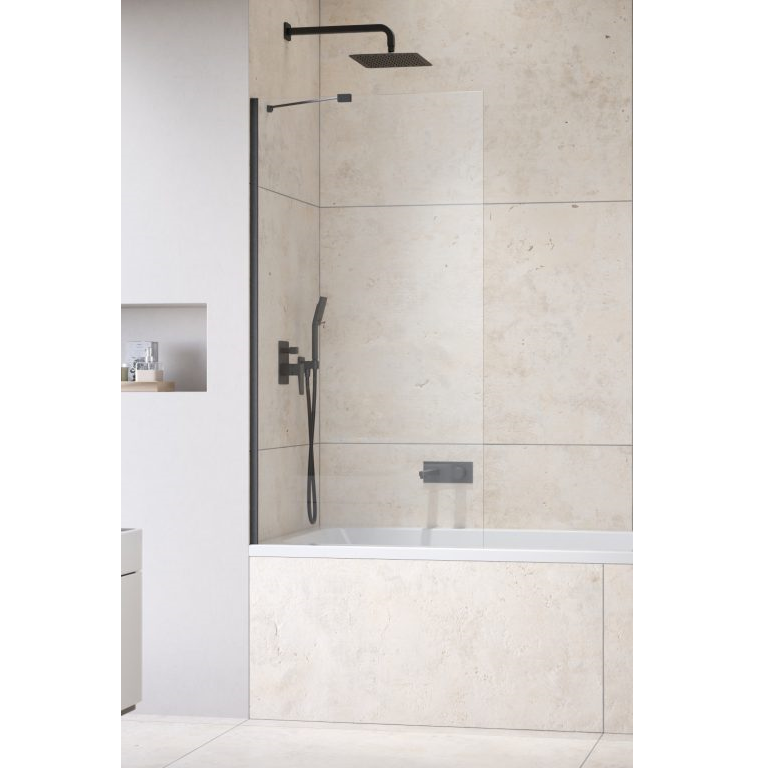 Шторка на ванну IDEA 6 BRUSHED GUNMETAL PNJ II 