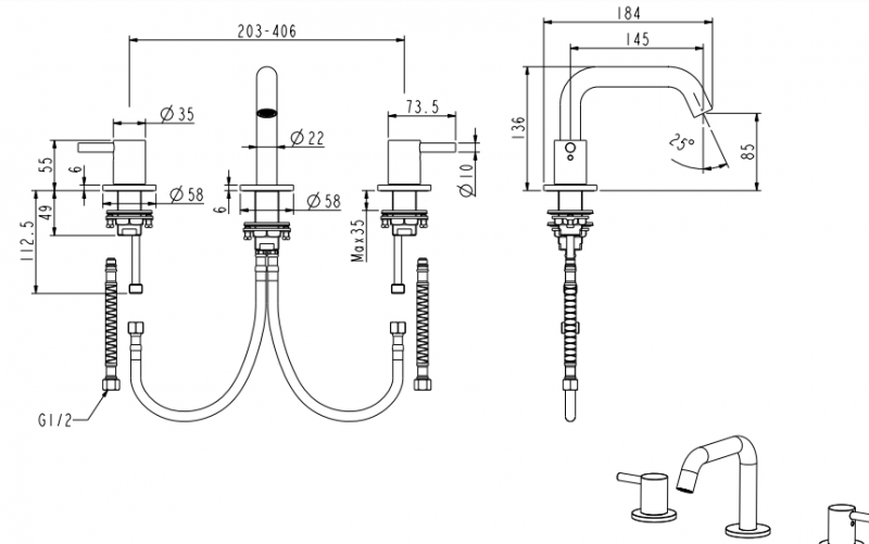 NEMO СМЕСИТЕЛЬ ДЛЯ РАКОВИНЫ С ДОННЫМ КЛАПАНОМ BRUSH GOLD