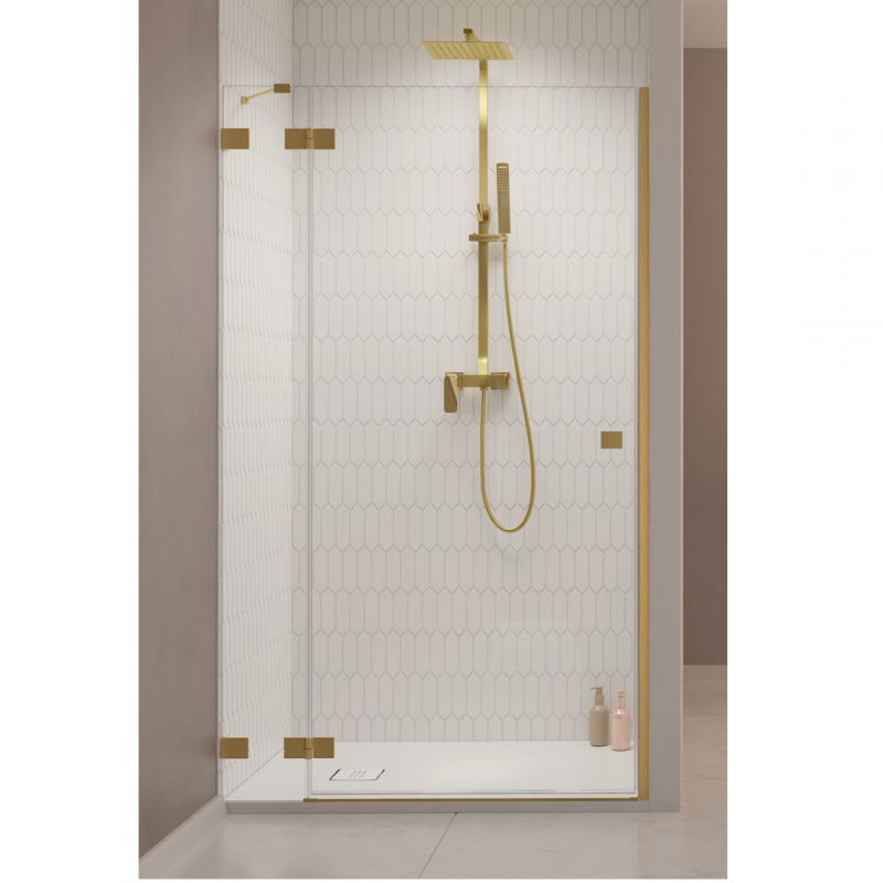 Душевая дверь RADAWAY ESSENZA BRUSHED GOLD DWJ