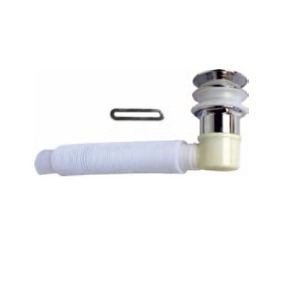 Слив-перелив BelBagno, хром. Италия