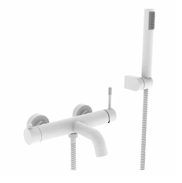 Смеситель для ванны Vivi Felice  белый матовый